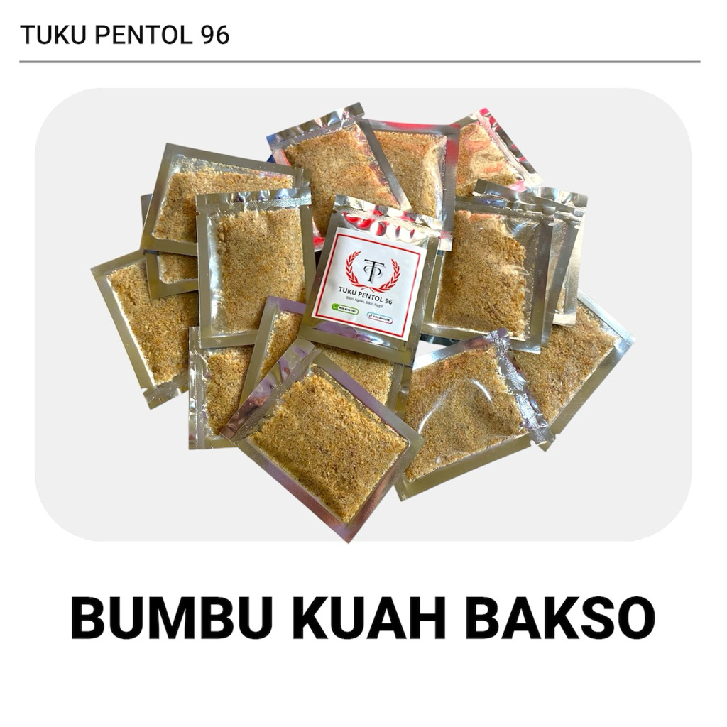 

BUMBU KUAH BAKSO (Khas Tuku Pentol 96)