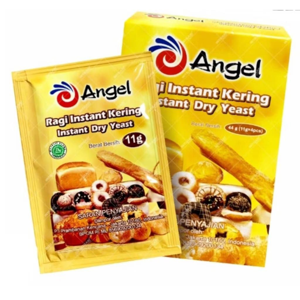

Ragi Sachet Angel Kuning 44 Gram Isi 4 Sachet