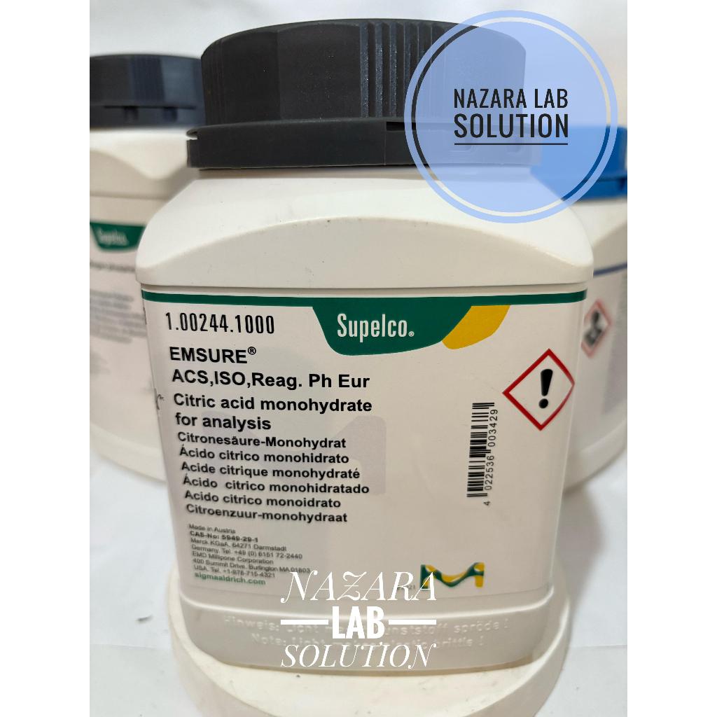 Citric Acid Monohydrate 100gr Merck 100244 / Asam Sitrat Monohidrat REPACK/ECER