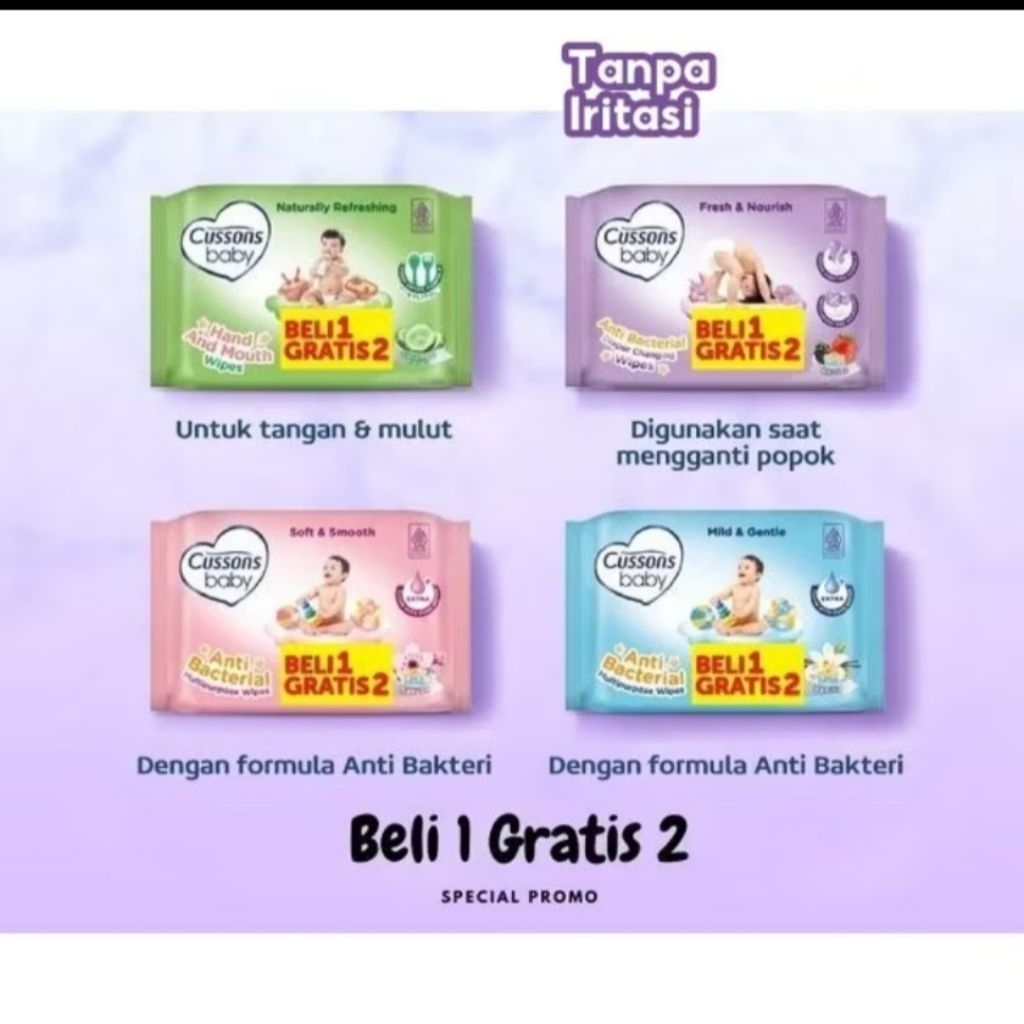 Tisu Basah Cussons
