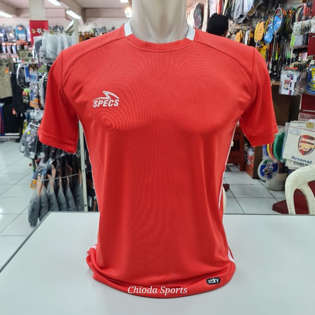 Jersey Specs Optimus Merah Original Baju Kaos Sports Olahraga Sepakbola Futsal