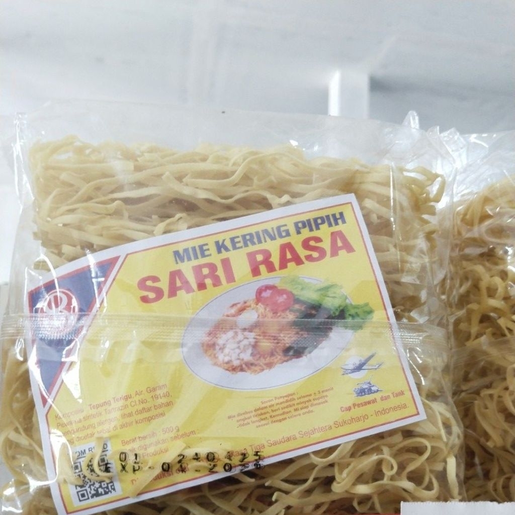

Mie Kering Pipih Sari Rasa 500 Gr