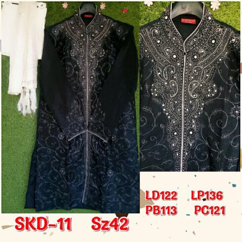 SHERWANI DEWASA HITAM|JAS SHERWANI| KOKO INDIA