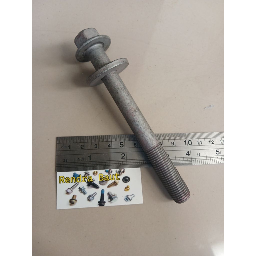 baut topi m14x12,5cm baut ring original / baut flange bold