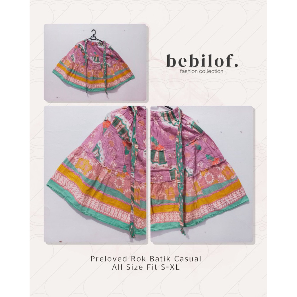 Preloved Rok Batik