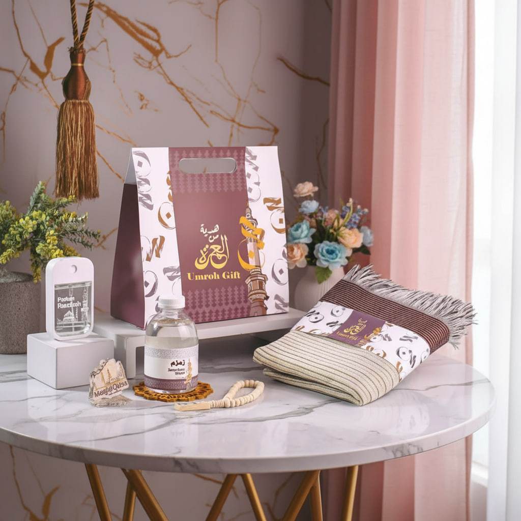 

Orenjuicis - Paket Ekslusif Oleh-Oleh Umroh & Haji / Souvenir Haji & Umroh - HAJI & UMROH MUBARAK