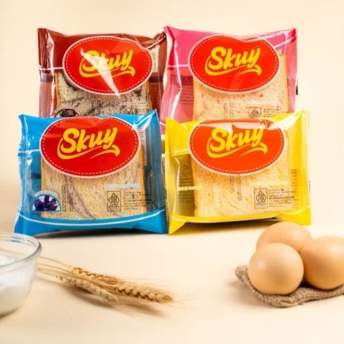 Roti Panggang isi Selai - Skuy Roti Awan isi Selai 52gr