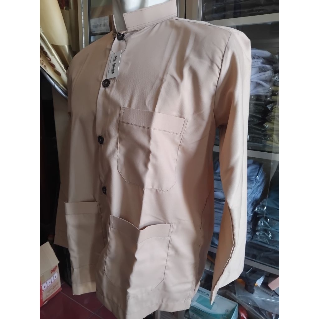 BAJU TAQWA TERMURAH ( COKLAT SUSU )