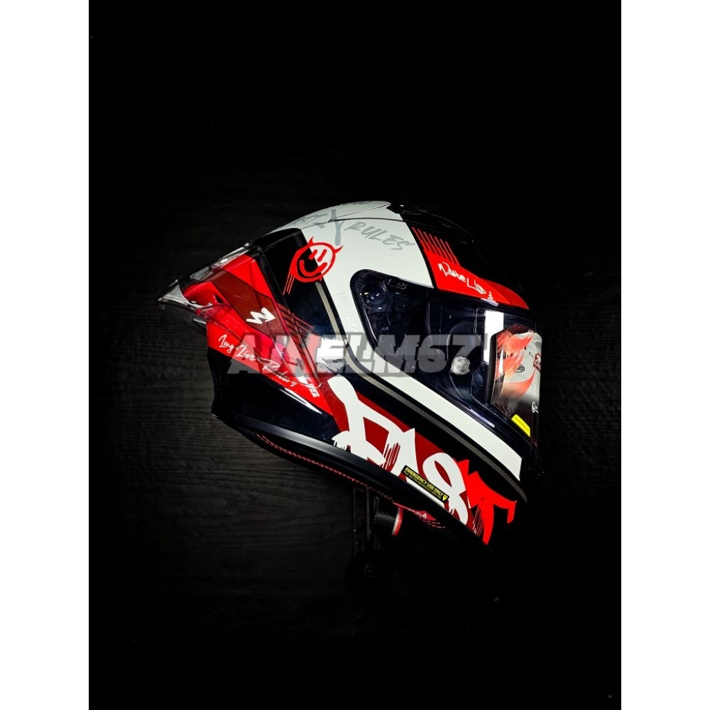 Helm NJS ZX1R GT FAST & RULES | Full Face Motif