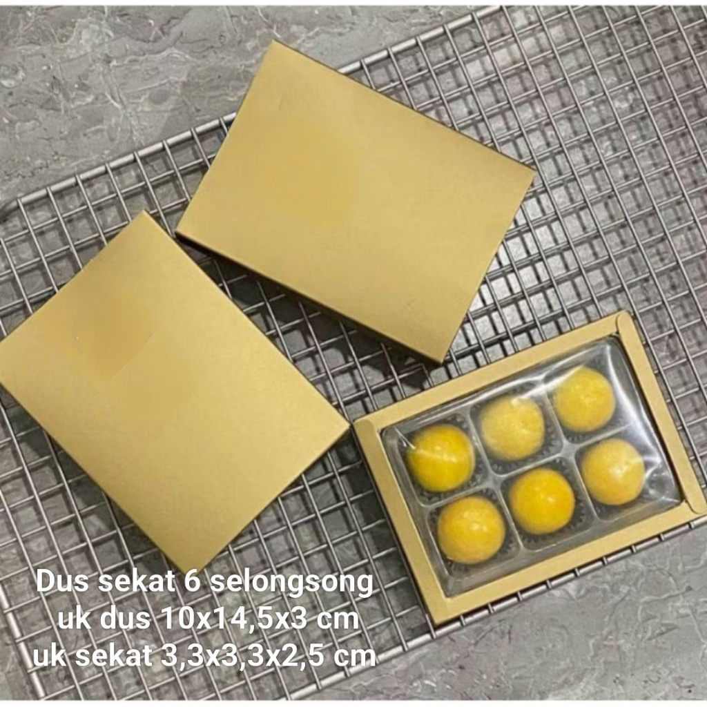 Dus Box Nastar Sekat 6 Selongsong