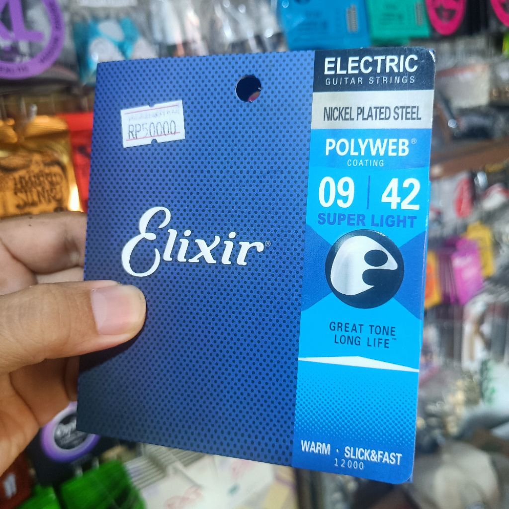 senar gitar elektrik ELIXIR POLYWEB