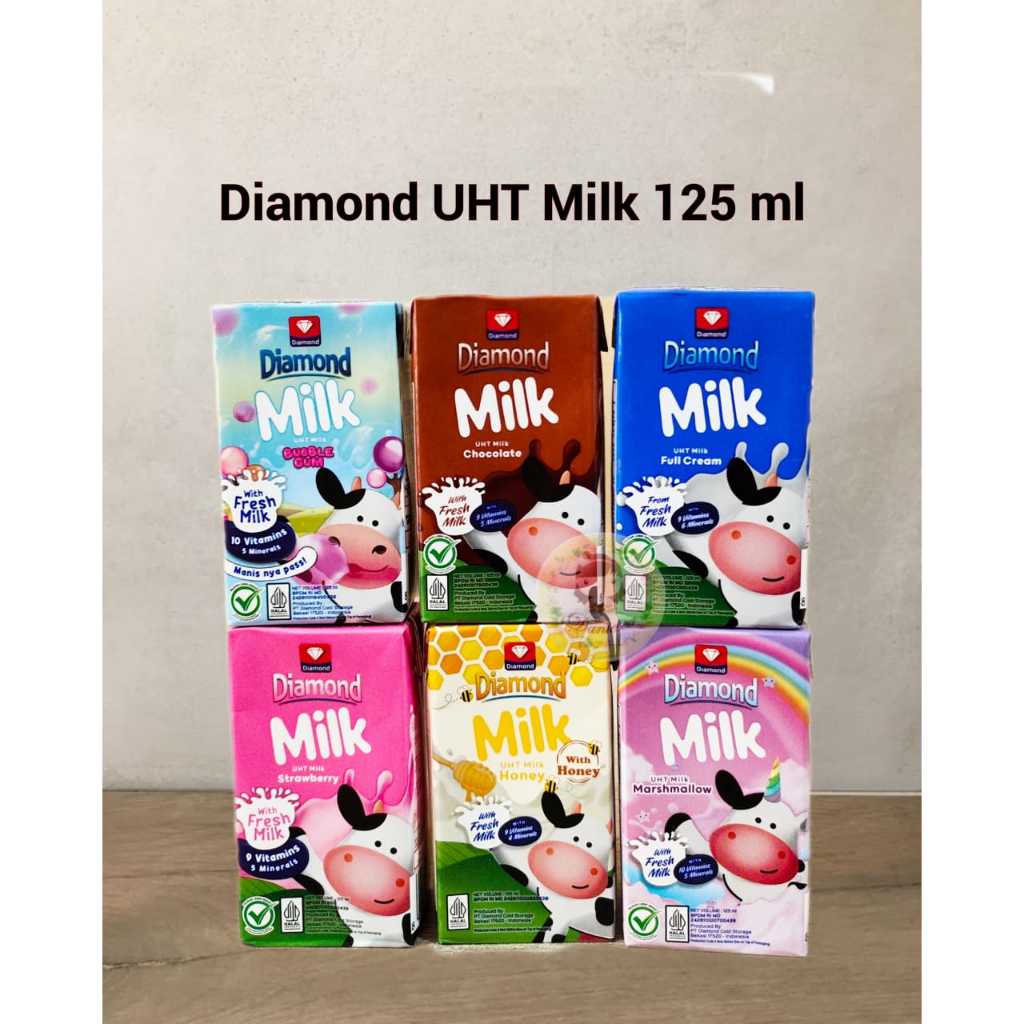 

Diamond susu UHT Fresh milk 125 ml 1 karton isi 40 pcs ( ds bgr )