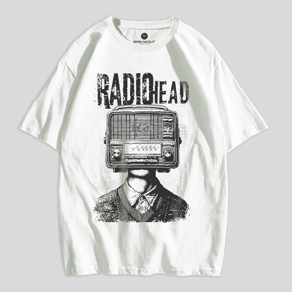 kaos band radiohead  tshirt radiohead kaos musik kaos metal
