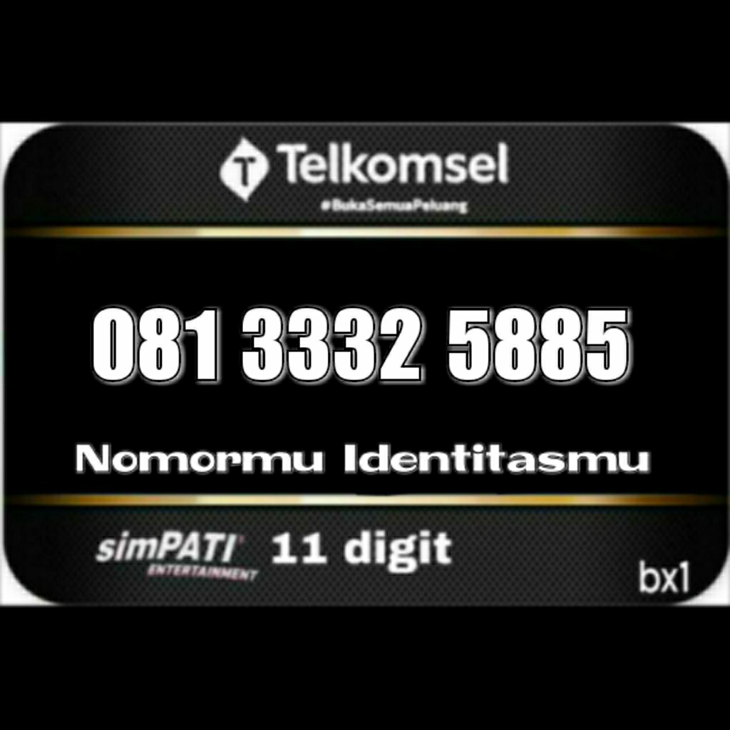 SIMPATI 11 DIGIT NOMOR CANTIK NOMOR RAPI PILIHAN 3332 5885