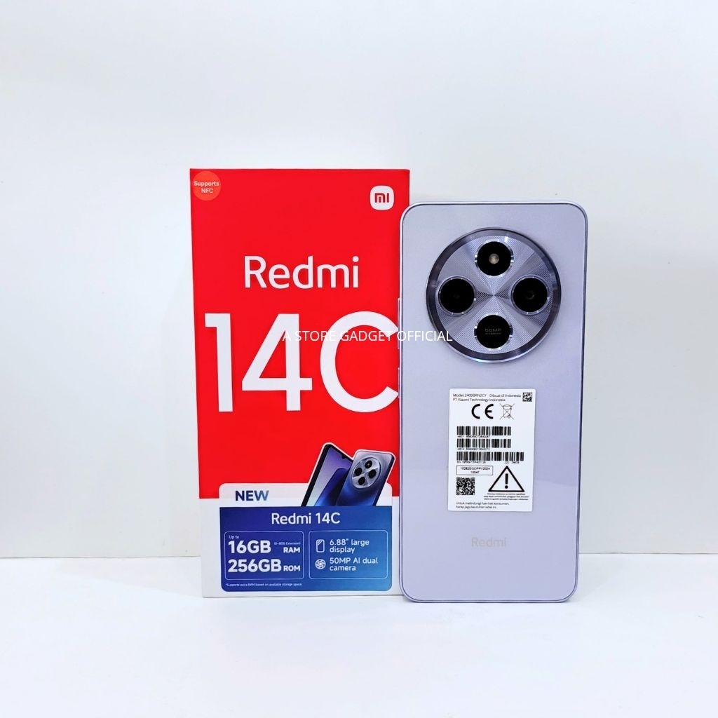REDMI 14C 8/256 SECOND FULLSET ORI