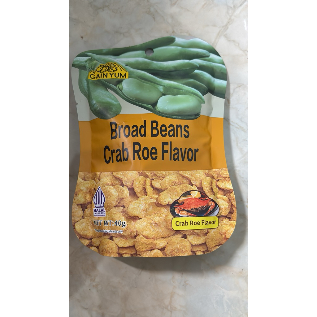 

gain yum crab roe/ kacang piting/ koro piting 40gr