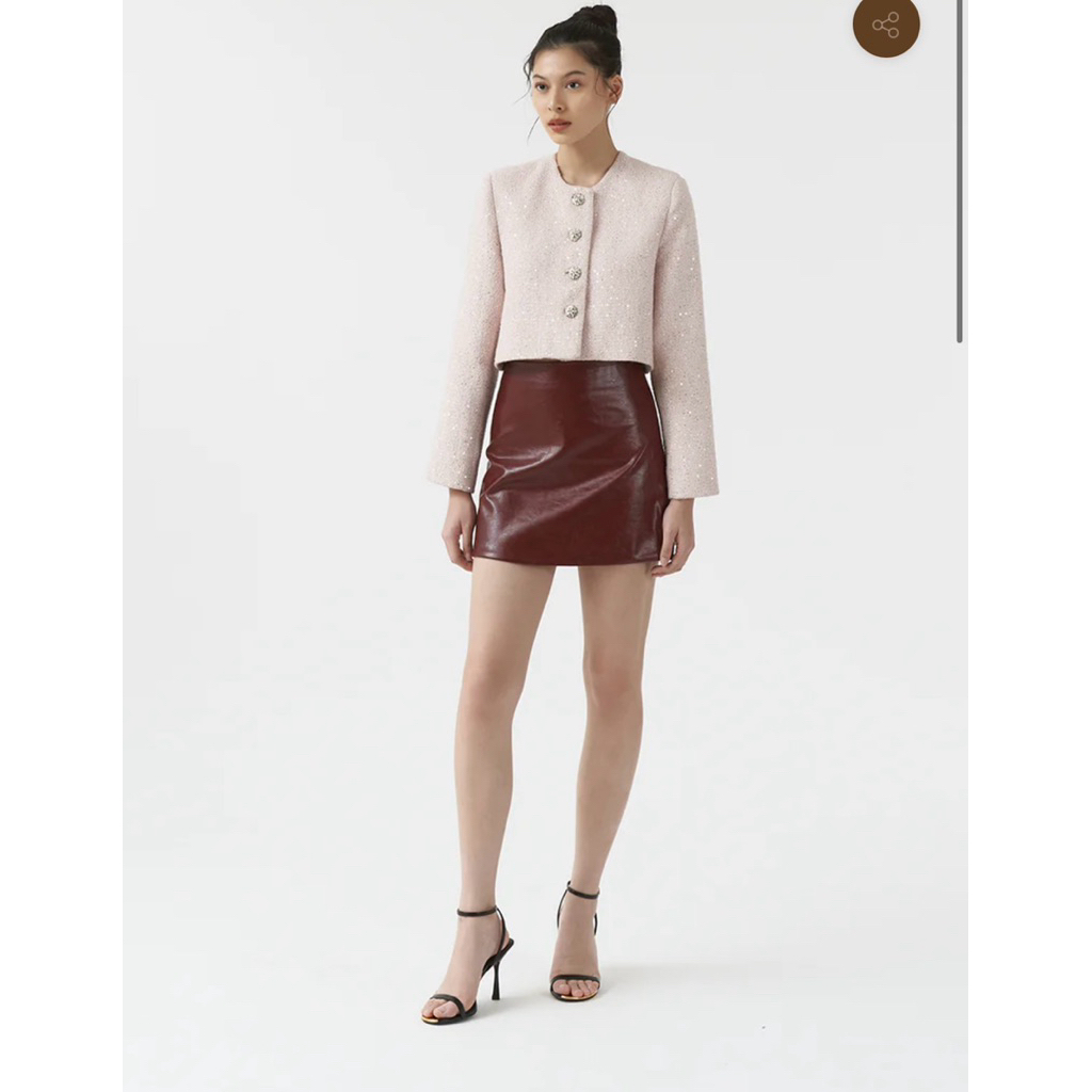 DUMA LUMI TWEED OUTER PINK