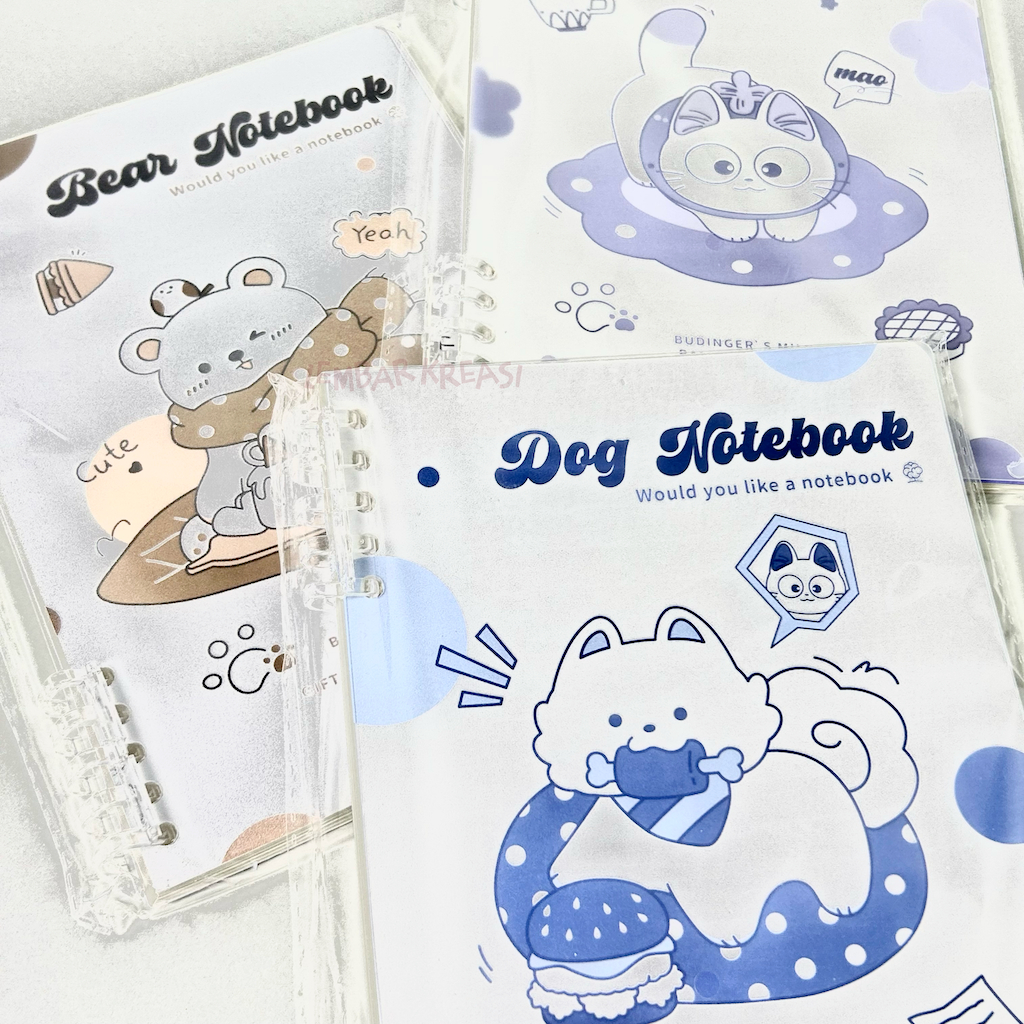 

Note Book A5 Binder 60 Lembar Cute Animal Edition