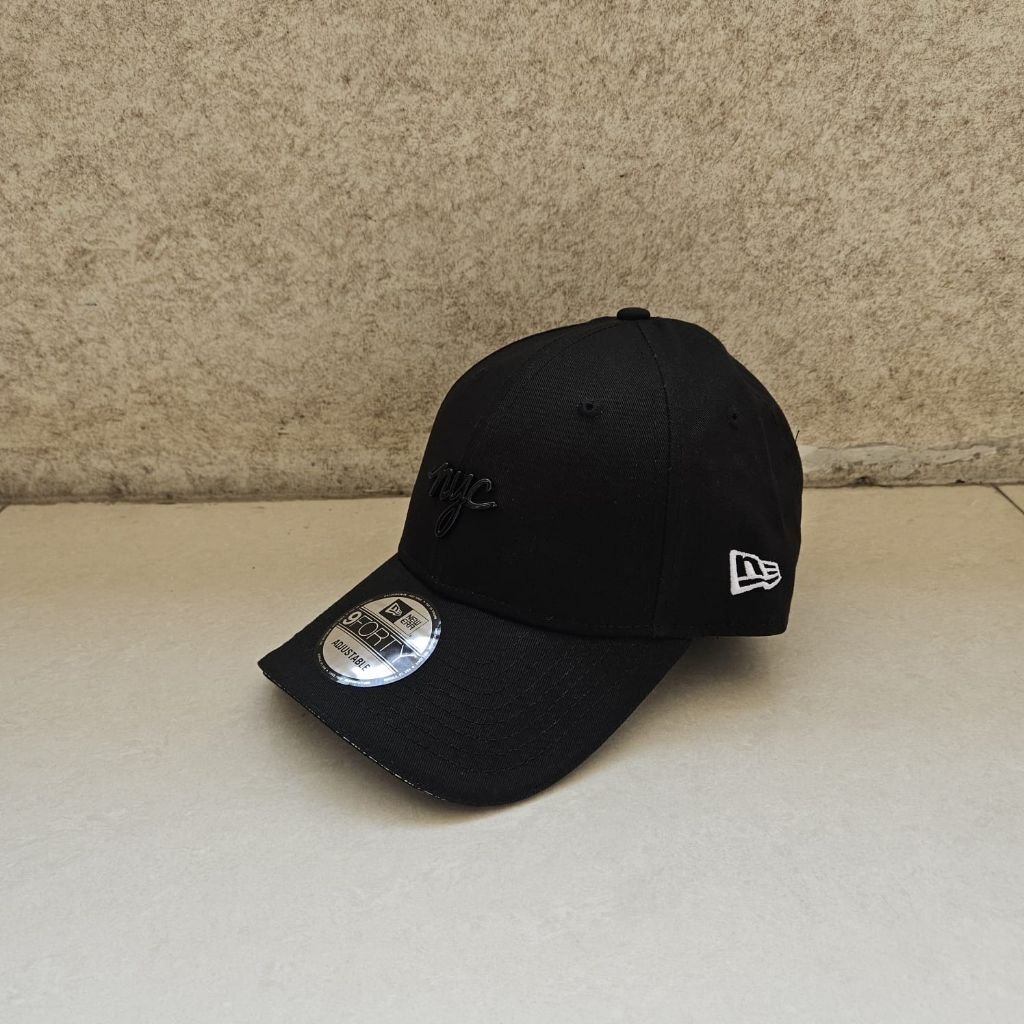 New Era 940 Sandwich Nyc Men's Caps Metal Logo / Topi New Era Hitam / Topi New Era Pria Wanita Unise