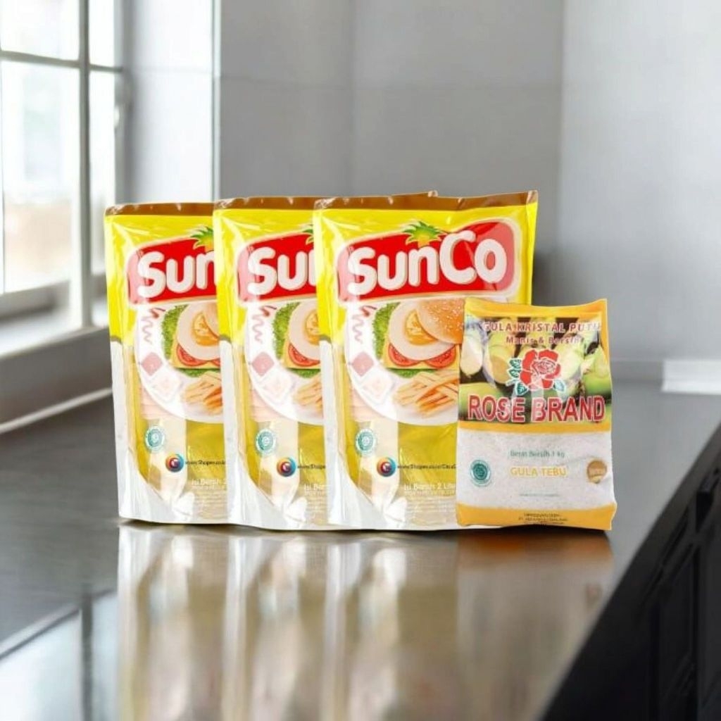 

Sembako Paket Economis + Gula rose brand