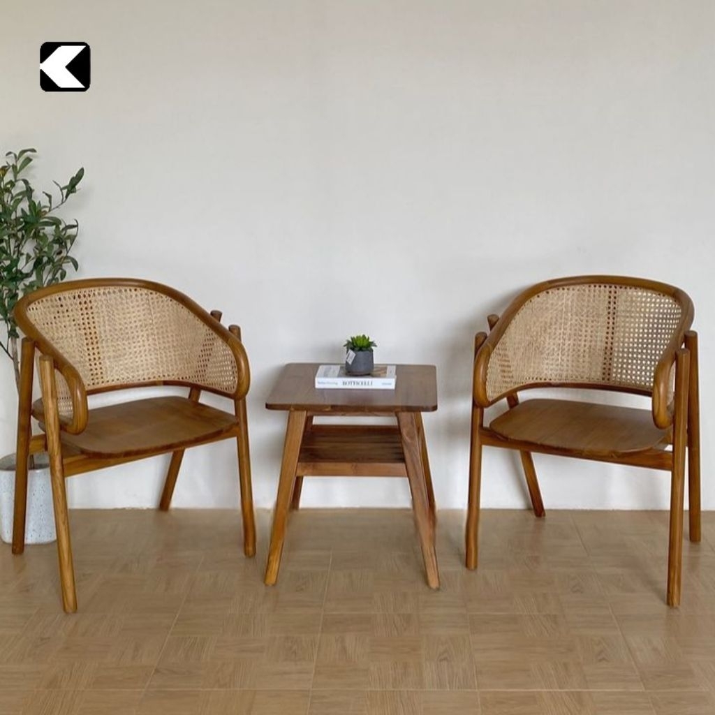 SET KURSI TERAS JATI KURSI TERAS DEPAN RUMAH KURSI SANTAI TERAS MINIMALIS 2 KURSI