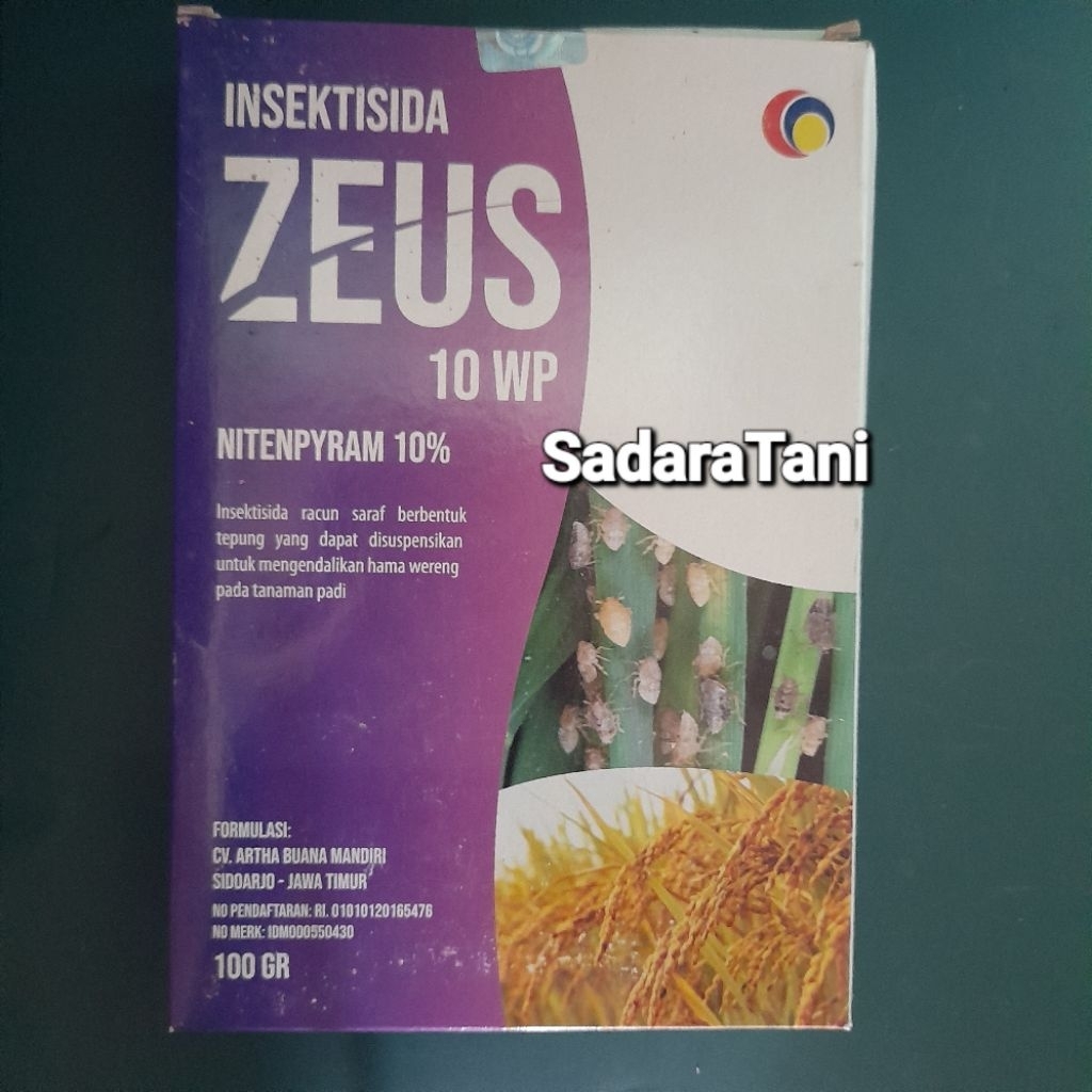 Insektisida ZEUS 10WP 100Gr Bahan aktif : Nitenpiram 10%