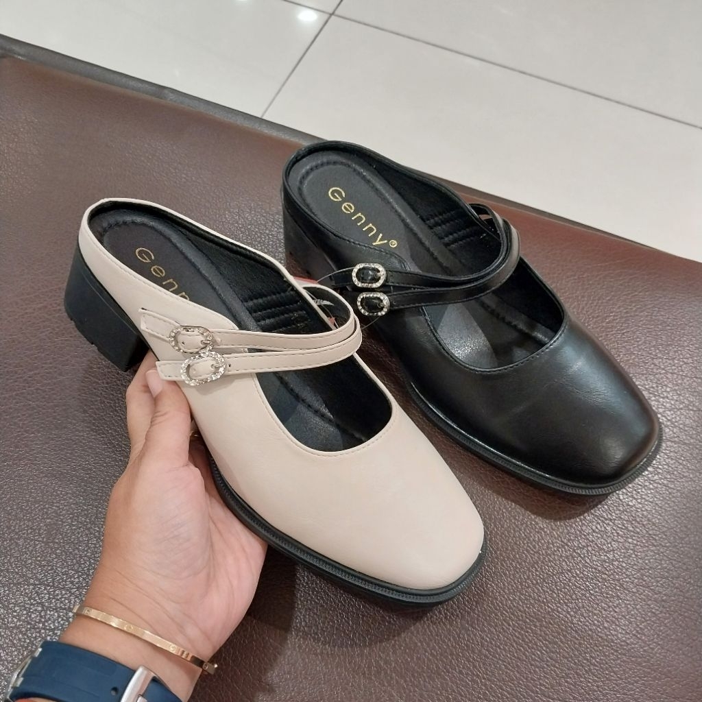 GENNY❗️sepatu mules heels 5cm ori by matahari