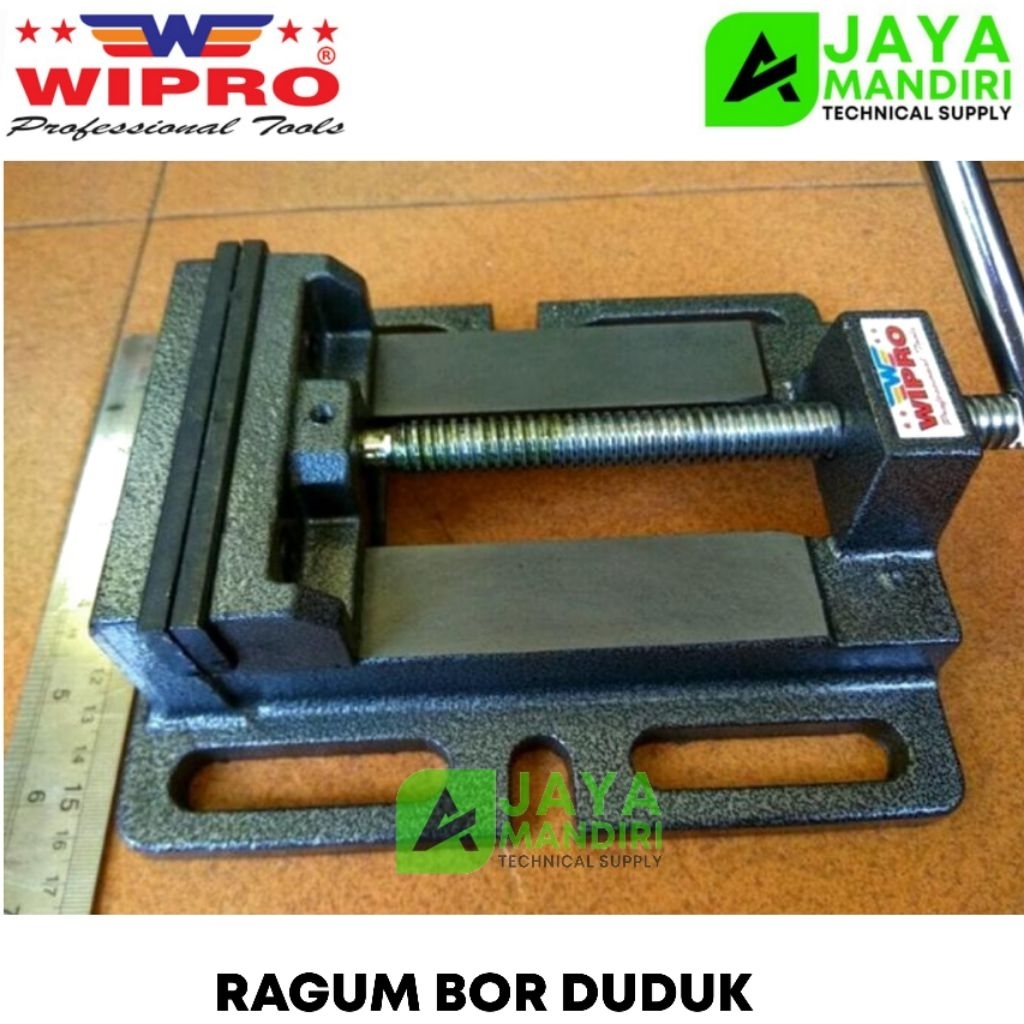 Ragum Bor Duduk WIPRO Catok Meja 4" untuk Bor Duduk Jepit Bor Duduk/ Ragum Meja 4" WIPRO EDV 4S