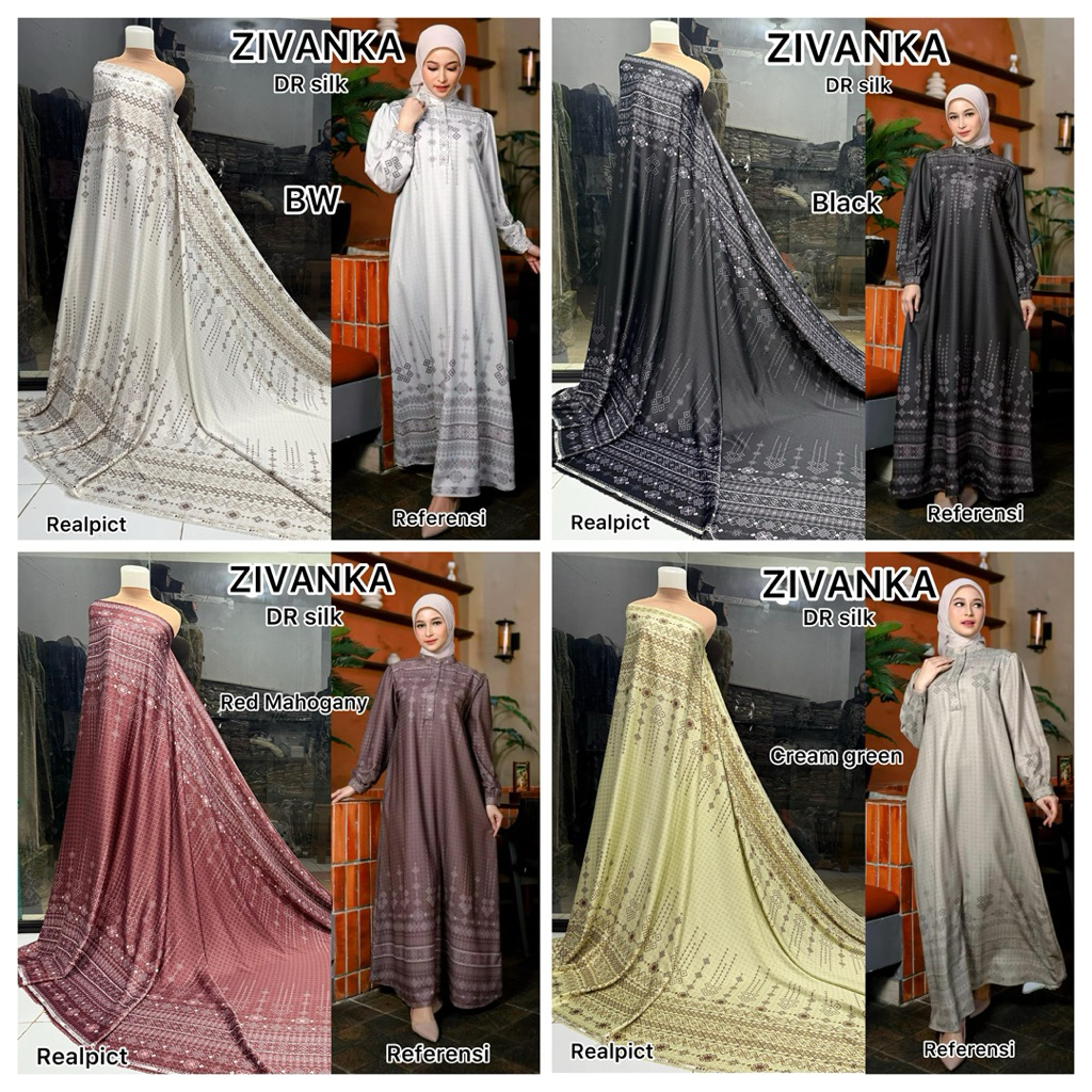 kain diyyore silk motif couple seragam keluarga mewah terbaru / kain silk motif etnik garis bahan da