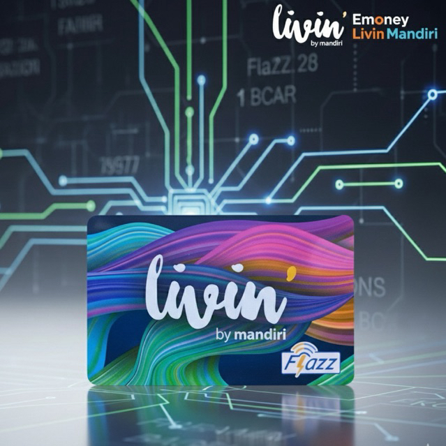 eMoney Livin Mandiri NFC Kartu Tol Multifungsi