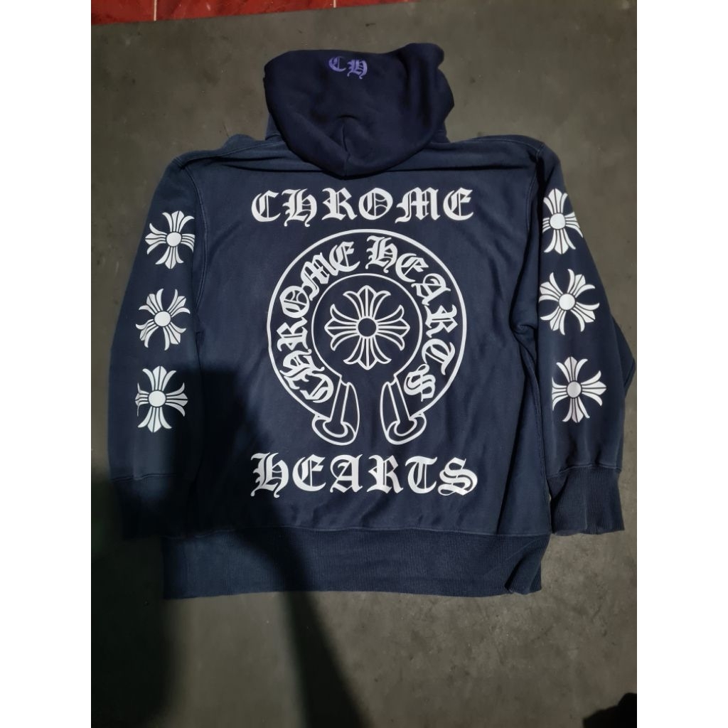 Hoodie chrome hearts second,hoodie chrome hearts preloved