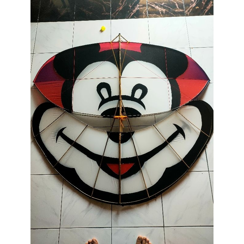 LAYANGAN GAPANGAN BABON ANGREM 1 METER MOTIF