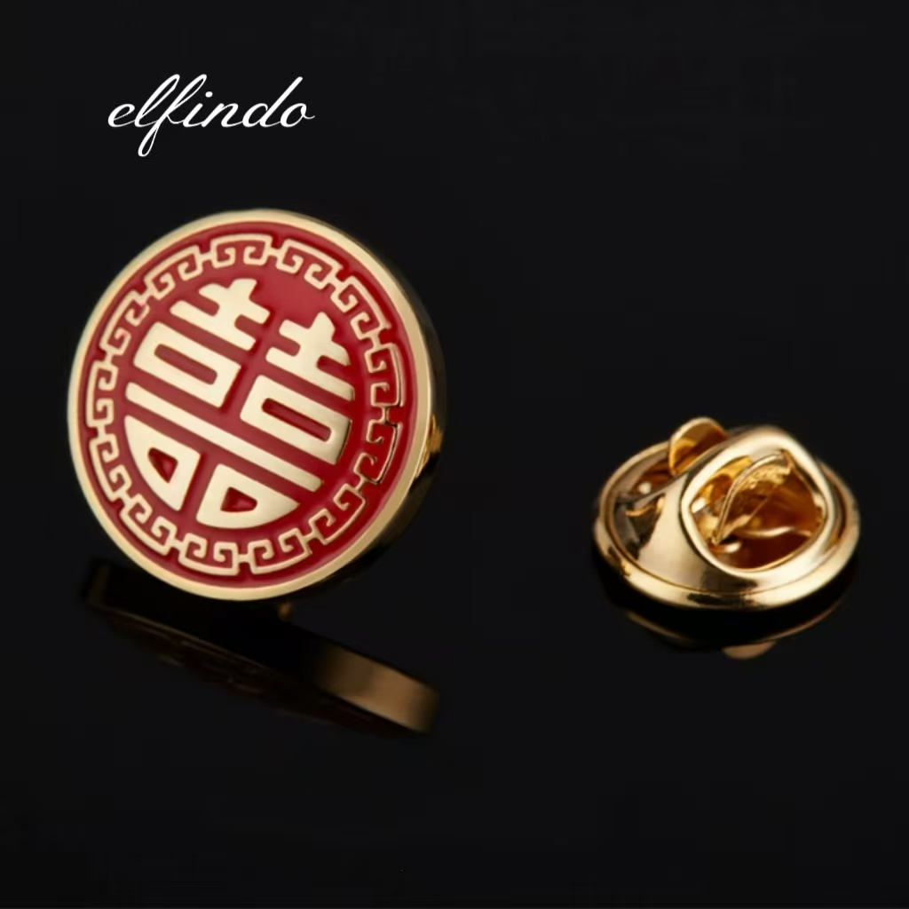 Elfindo 235  Kancing Lengan Baju / Kancing Jas Aksesoris Anti Karat Blazer Pria Fashion Mewah