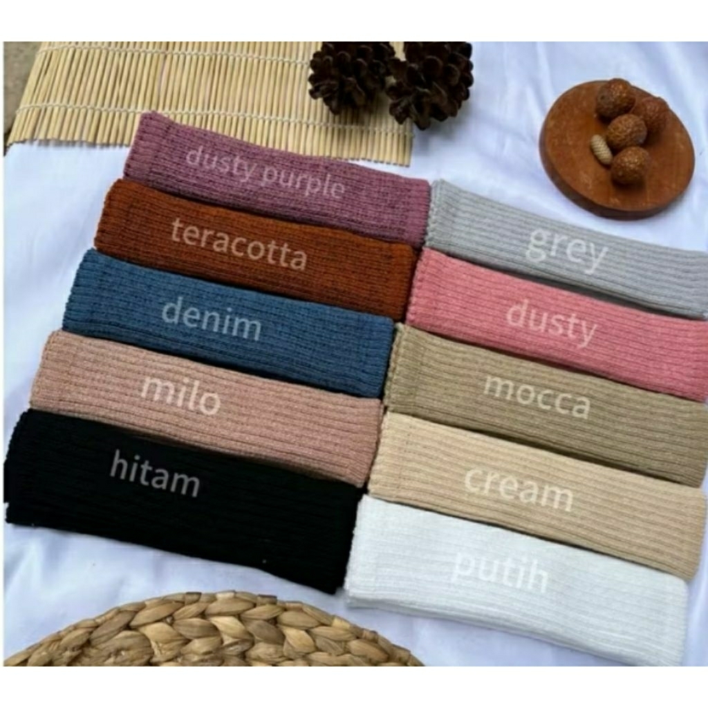Ciput Inner Rajut Premium Bahan katun Inner Hijab Ciput Rajut polos