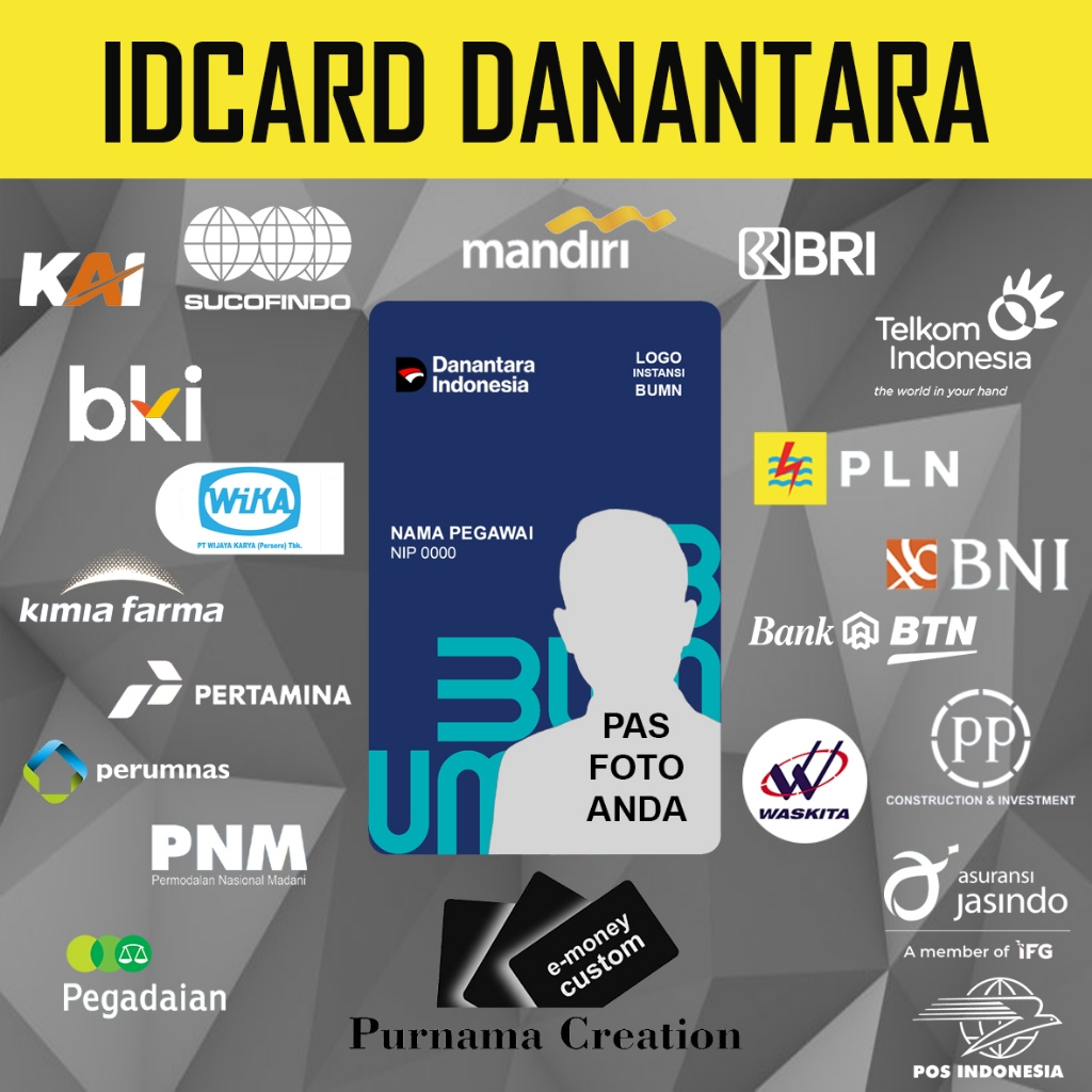 

ID Card Danantara Update dari BUMN Sudah Cetak 2 Sisi bisa etoll dan NFC