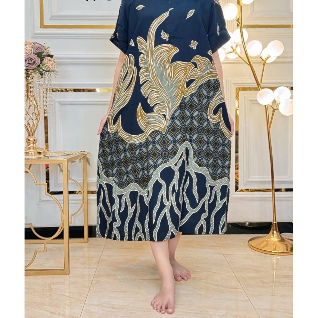 Daster Payung, Bahan Rayon Premium, Motif Mewah