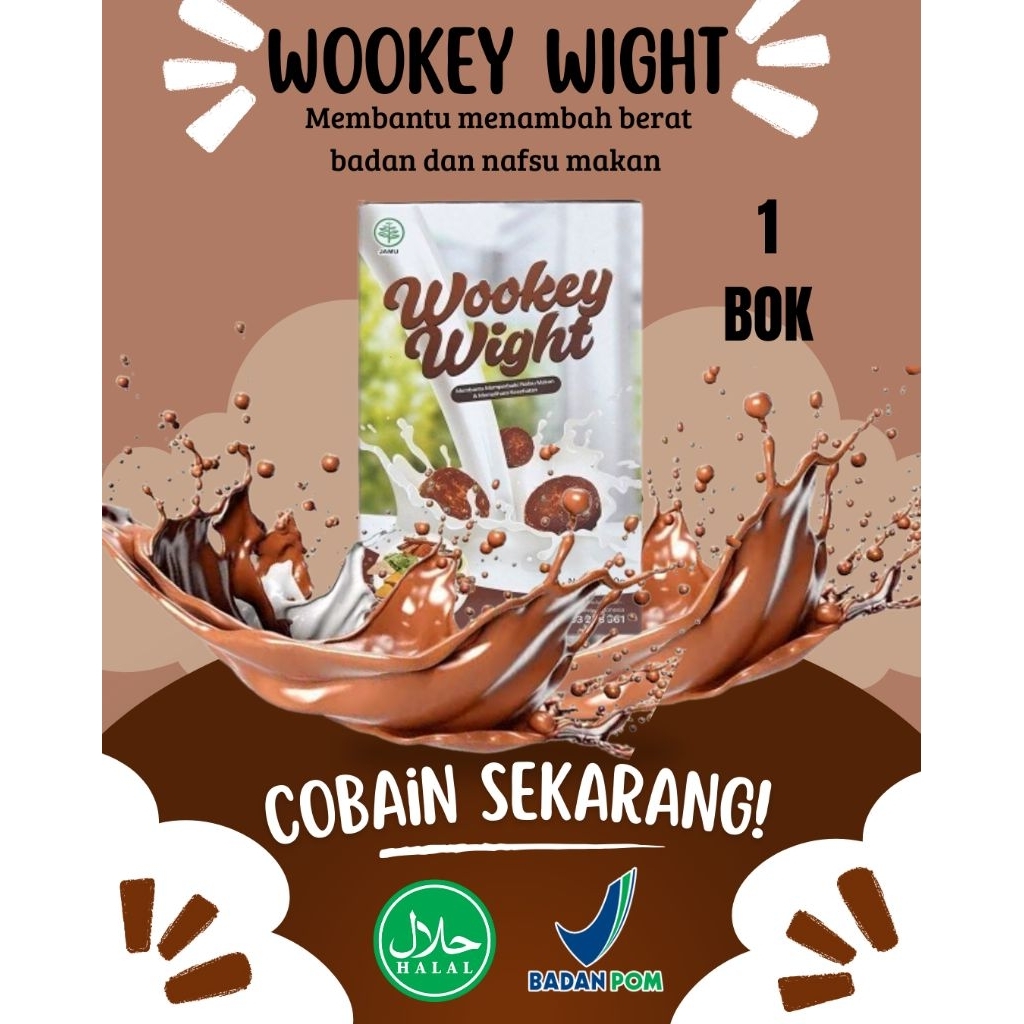

PROMO WOOKEY WIGHT membantu menambah berat badan dan nafsu makan