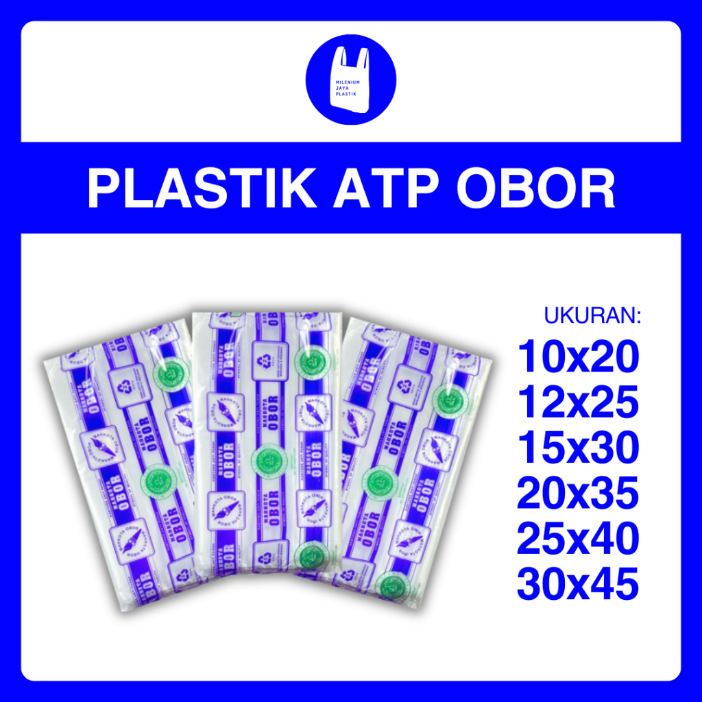 [1 BUNGKUS] Kantong Plastik HD Anti-Panas Obor/Plastik Anti-Panas 10x20 12x25 15x30 20x35 25x40 30x4