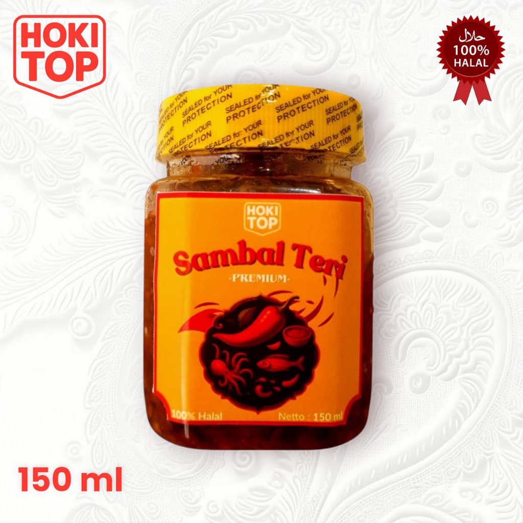 

Sambal Teri/Saus Sambel Pedas/lauk/cumi/Hoki Top Termurah