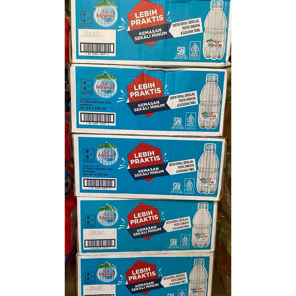 

Le Minerale 330ml / 1 Dus 24 Botol