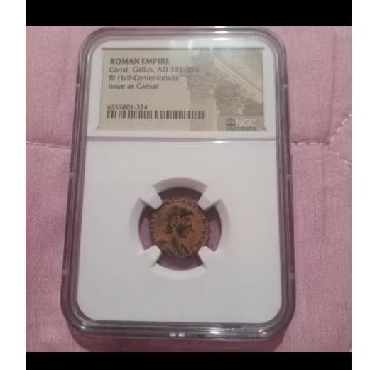Koin NGC Roman Empire Gallus Super rare