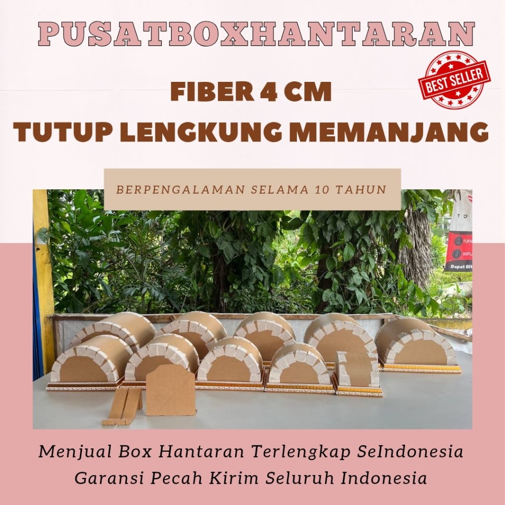 SET -20 BOX HANTARAN FIBER 4 CM /BOX HANTARAN AKRILIK/BOX HANTARAN TERLARIS