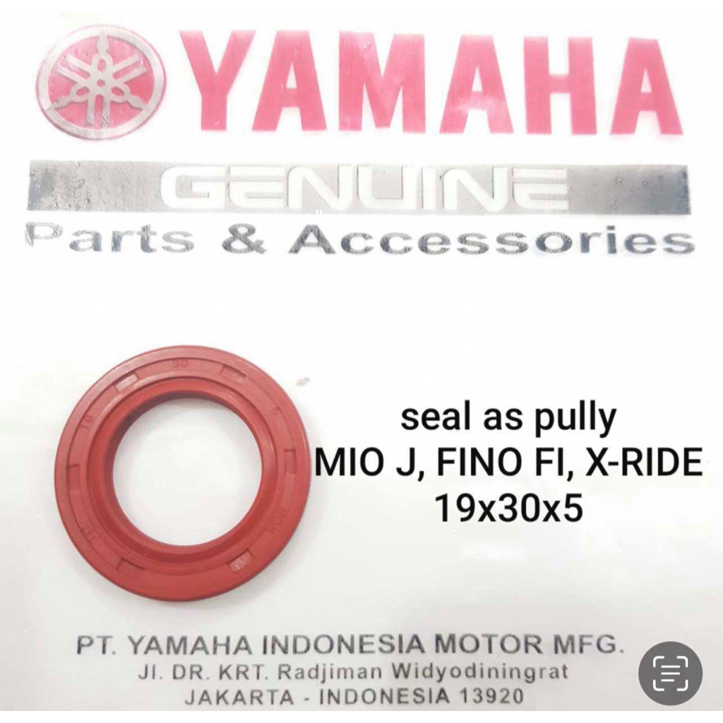 SEAL AS PULLY RACING ORANGE MIO J MIO M3 FINO SOUL GT X RIDE 115 125 PNP YAMAHA 54P 19X30X5