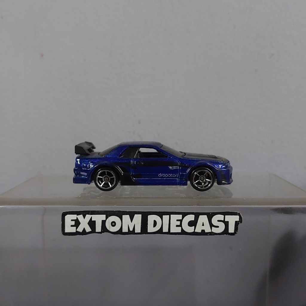 Hotwheels Nissan Skyline R32 Navy Dropstars Loose