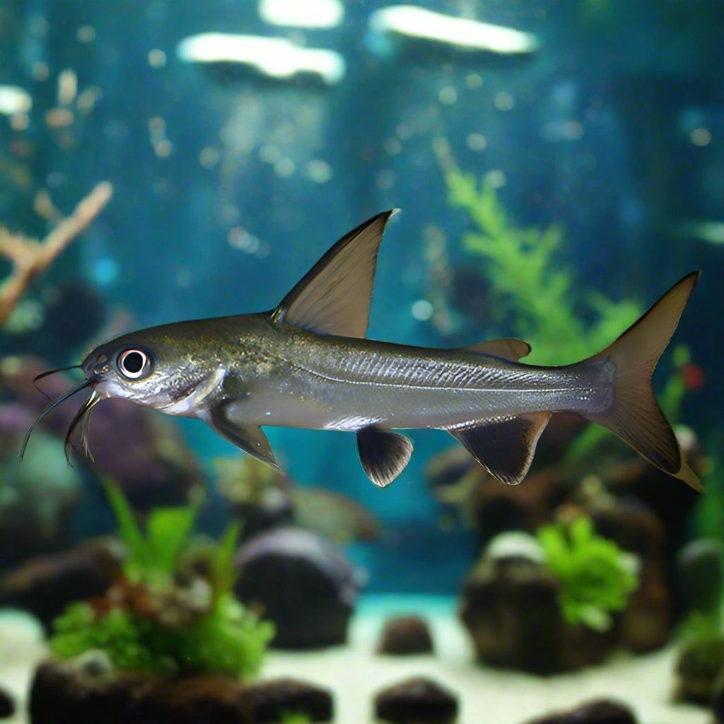 ikan hidup columbian shark catfish | genghis Khan | mini catfish | hiu air tawar 1ekor