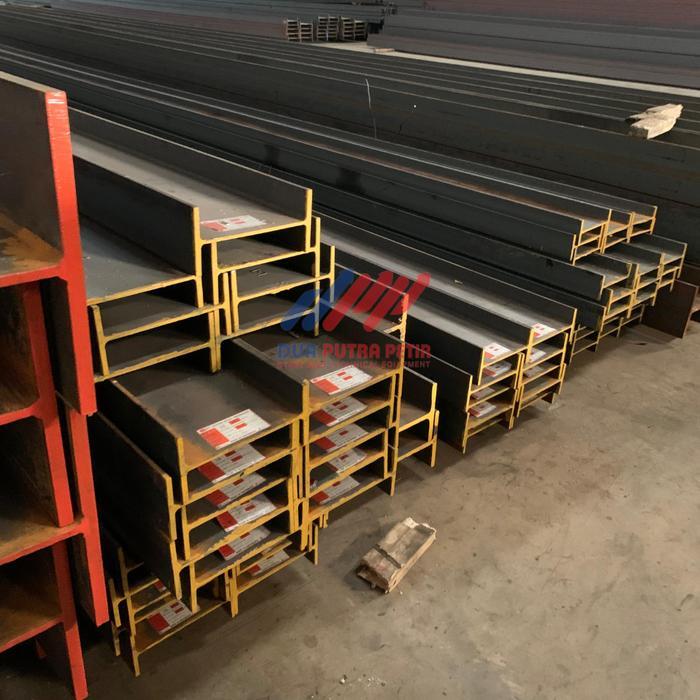 Besi Baja I WF 250 x 125 x 6 x 9 mm Panjang 12 m Berat 348kg Besi WF 250 untuk Struktur Konstruksi B