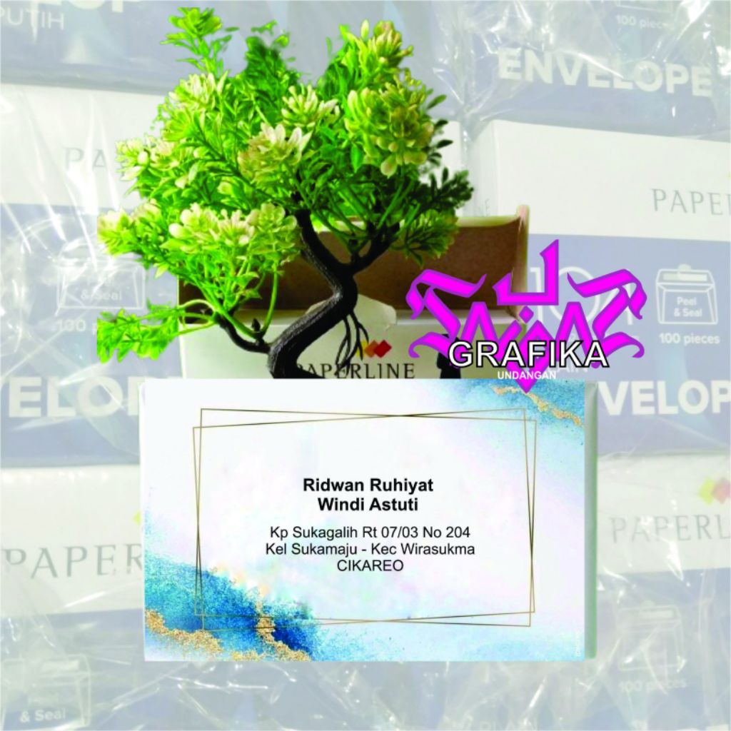 

grosir Amplop Custom PROMO Murmer full borderlines merk paperline suka-suka
