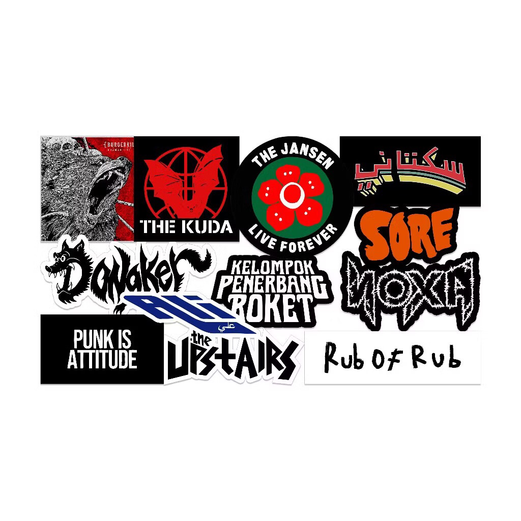 

Mix 2 - Stiker Satuan | Sticker Vinyl | Stiker Helm | Stiker Tumbler | Stiker Laptop | Stiker Glossy/dongker,sore,noxa,upstair,kelompok penerbang roket,the kuda,sukatani