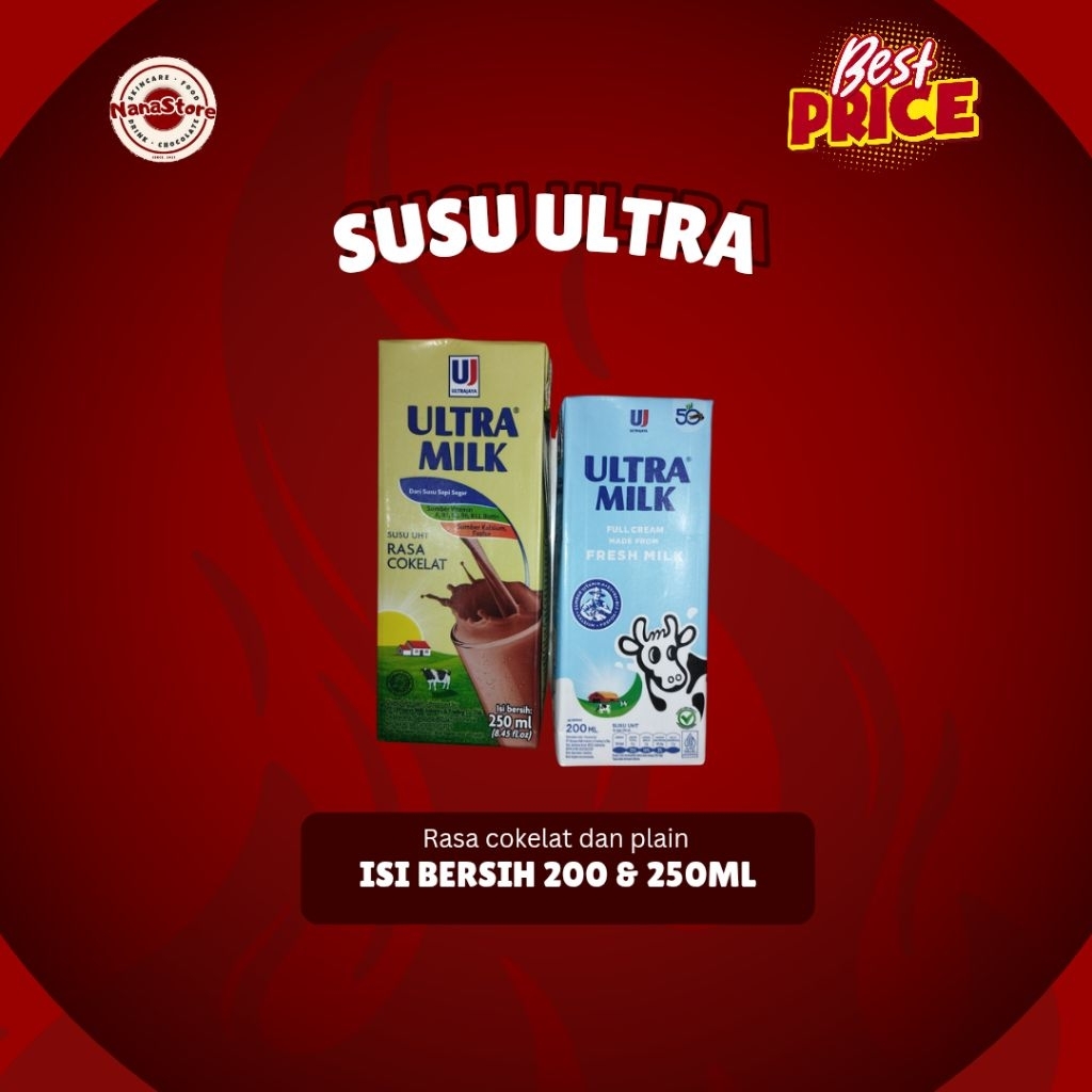 

Susu Ultra 200ml dan 250ml