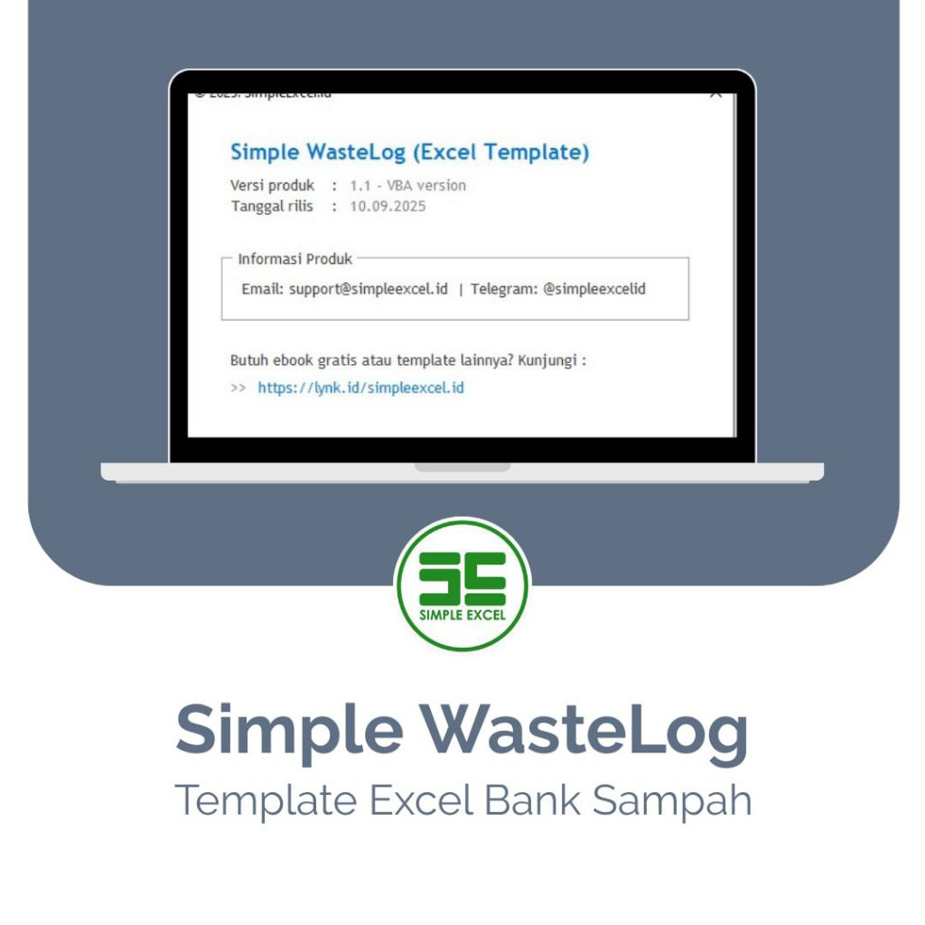 Template Excel Bank Sampah untuk PKK RT | Tabungan Sampah | Catat Bank Sampah